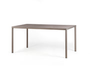Nardi Piave 160 x 90 Table Rectangulaire Peinte Gris Tourterelle Lamin Materia Gris Tourterelle