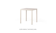 Nardi Piave 70 Table carrée Corde peinte Lamin Materia Corde