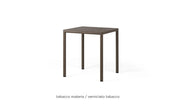 Nardi Piave 70 Table Carrée Peint Tabac Lamin Materia Tabac