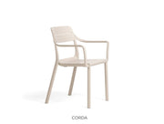 Chaise Nardi Cassia Accoudoirs Corde Polypropylène Empilable