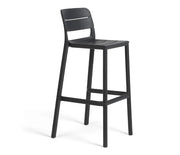 Nardi Tabouret Cassia Anthracite Polypropylène Empilable