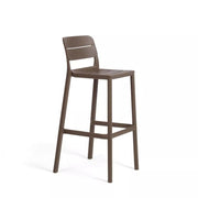 Nardi Tabouret Cassia Tabac Polypropylène Empilable