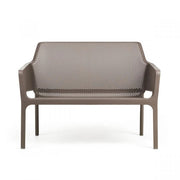 Banc Nardi Net Bench Tourterelle Mat Polypropylène 2 Places