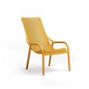 Nardi Fauteuil Net Lounge Moutarde Polypropylène Empilable