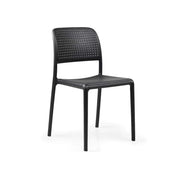 Chaise empilable Nardi Bora Bistrot anthracite en polypropylène