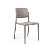 Chaise Nardi Bora Bistrot Tourterelle en Polypropylène Empilable