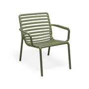 Nardi Chaise Doga Relax Accoudoirs Agave Empilable