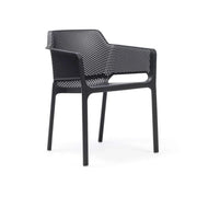 Chaise Nardi Net Anthracite Mat Polypropylène Empilable
