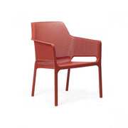 Chaise Nardi Net Relax Corail Polypropylène Empilable