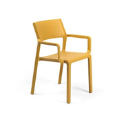 Chaise Nardi Trill Accoudoirs Moutarde Polypropylène Empilable