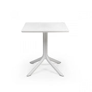 Table carrée blanche Nardi Clip 70