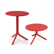 Table ronde rouge Nardi Spritz