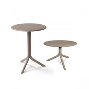 Nardi Table Step Tourterelle Polypropylène Ø60 Double Hauteur