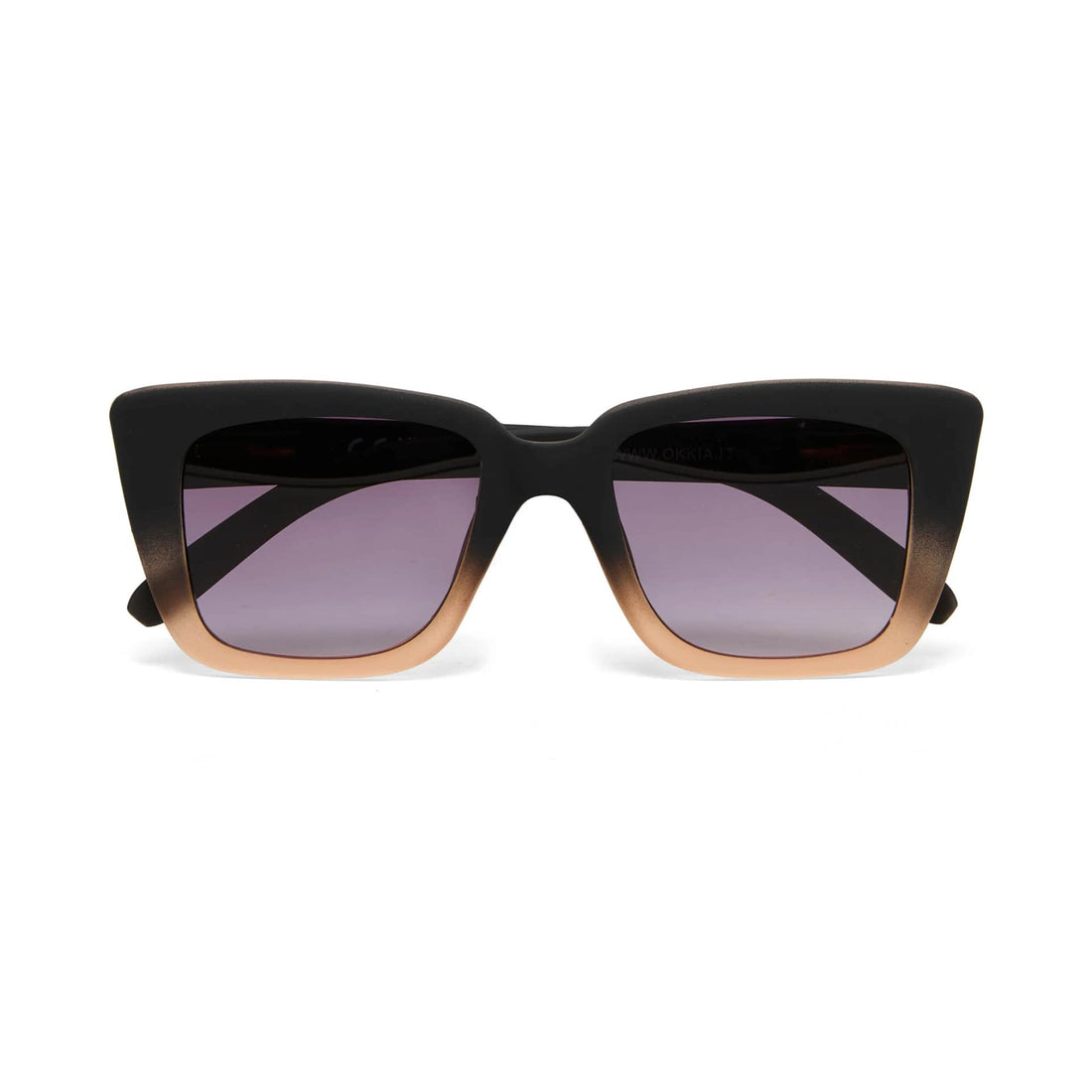 okkia okkia occhiale da sole premontato mod elba spring arms black in pink ean 8056211371226