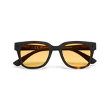 okkia okkia occhiale da sole premontato mod giovanni translucid havana black soft touch con lenti giallo