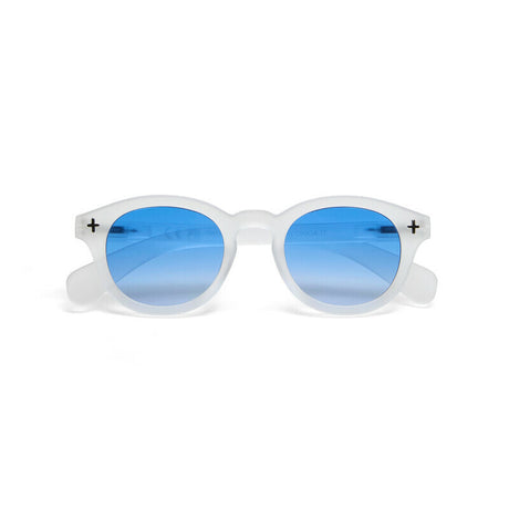 okkia okkia occhiale da sole premontato mod milano soft touch traslucent clear lenti blue ean 8056211375705