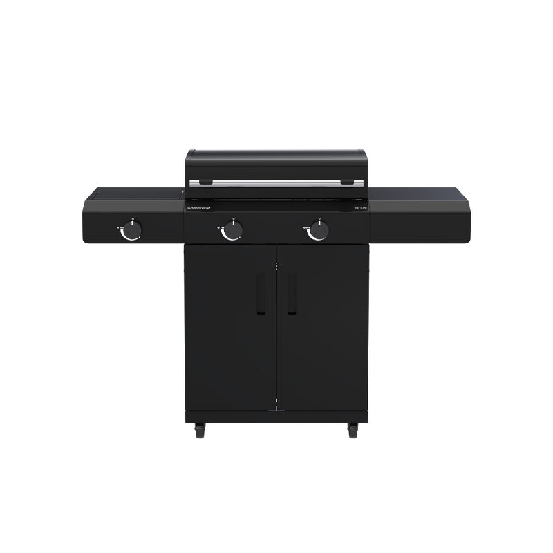 outdoorchef outdoorchef barbecue a gas heat c 265 30 mbar su carrello con ruote bbq compatto e potente per esterni