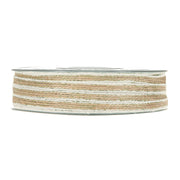 Ruban de jute Piovaccari couleur 6 mm 35 mt blanc