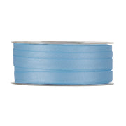 Ruban double satin mat Piovaccari 10 mm 35 m bleu clair