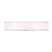 Ruban double satin mat Piovaccari 15 mm 15 m rose