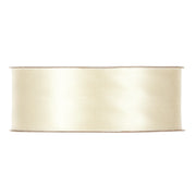 Ruban de satin Piovaccari 25 mm 50 m couleur crème