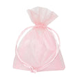 piovaccari piovaccari bustina organza portaconfetti con tirante raso h 12 x 9 cm rosa 10 pz ean 8032622392203