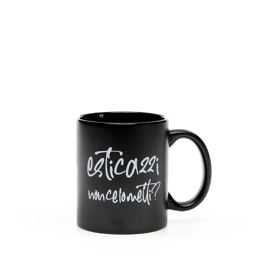 piu forty 40 piu forty 40 mug ceramica con manico 325 cl stampa estica nero mat ean 8055773192546