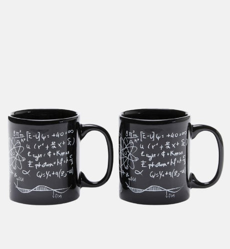 piu forty 40 piu forty 40 set 2 tazzine 12 cl ceramica stampa formule nero ean 8055773192638