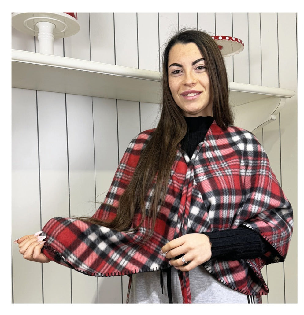 preziosa home preziosa home mantella natale coprispalle ass in coral 120 x 120 cm multicolor 1 pz ean 8050264188367