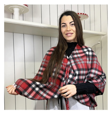 preziosa home preziosa home mantella natale coprispalle ass in coral 120 x 120 cm multicolor 1 pz ean 8050264188367