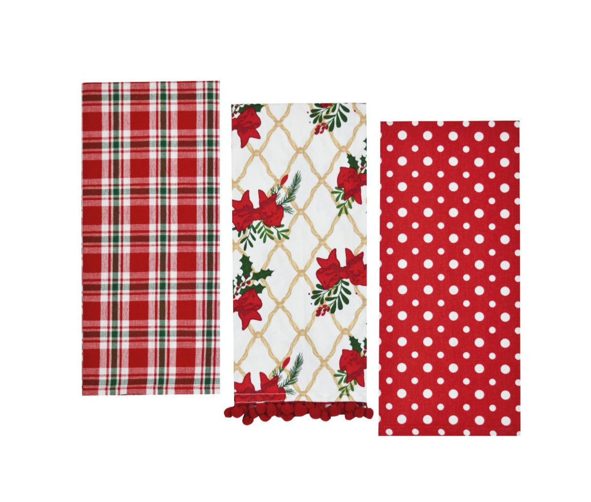 preziosa home preziosa home set 3 pz strofinacci natale in panama ass 45 x 65 cm cotone multicolor 1 pz ean 8050264077388