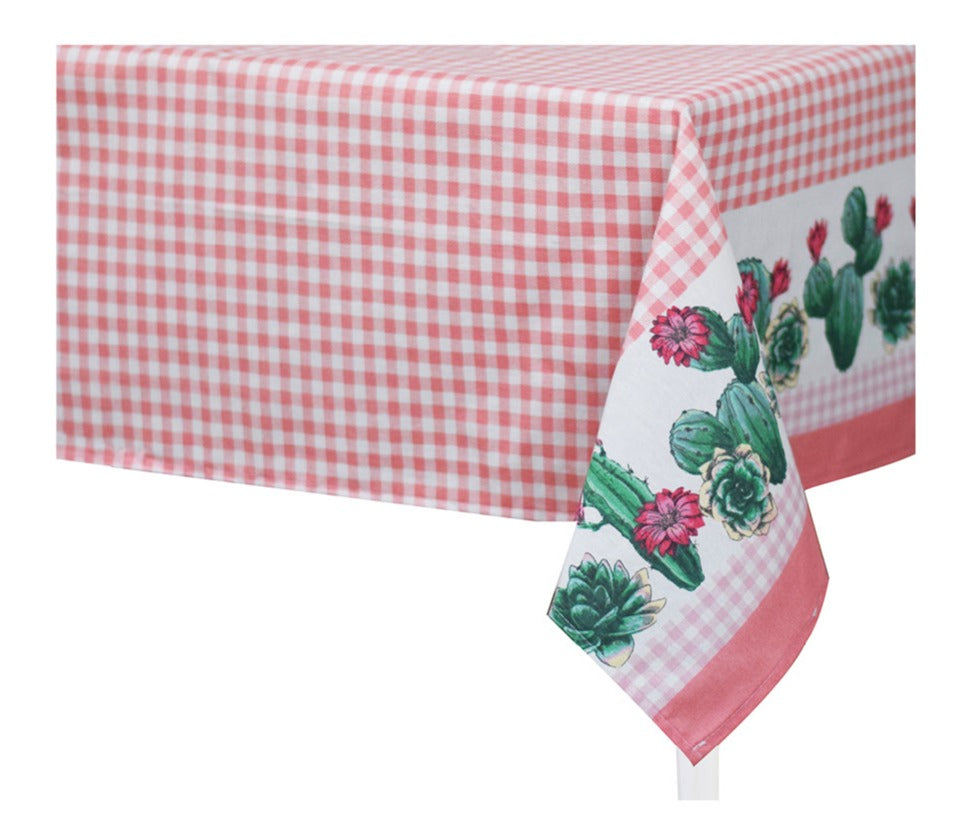 preziosa home preziosa home tovaglia loneta 140 x 360 cm stampata coccinelle e cactus ass cotone 1 pz ean 8050264164750