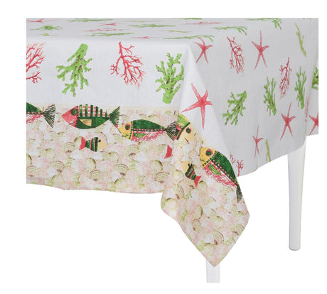 preziosa home preziosa home tovaglia loneta 140 x 360 cm stampata corallo ass cotone 1 pz ean 8050264164705