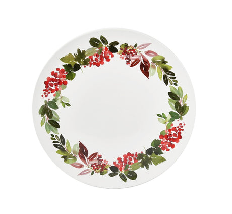 preziosa luxury home preziosa luxury home vassoio sottopiatto tondo natale in ceramica d 31 cm h 2 cm multicolor ean 8050264117602
