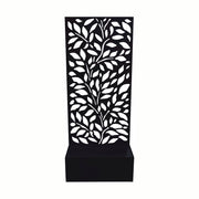 Jardinière Ad Trend Fer Noir 50×22 cm H 120 cm