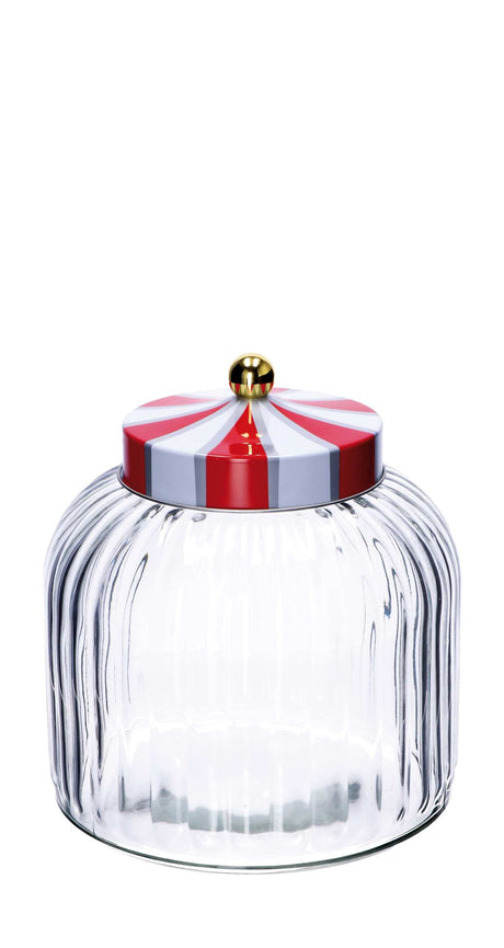 regalo italiano regalo italiano barattolo natale vetro e latta d 18 cm h 20 cm bianco rosso ean 8057586079427