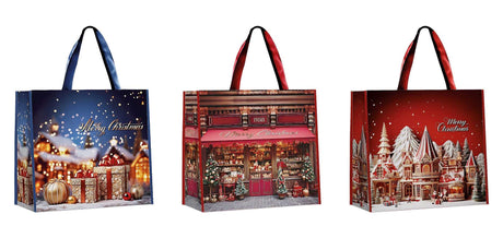 regalo italiano regalo italiano borsa pp natale 43 x 15 cm h 37 cm ass multicolor 1 pz ean 8057586036413