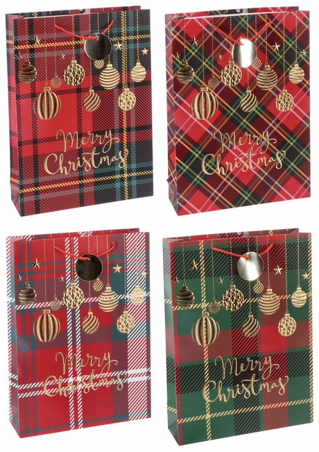 regalo italiano regalo italiano busta regalo di natale carta ass 33 x 10 cm h 46 cm multicolor 1 pz ean 8057586137769