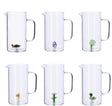 regalo italiano regalo italiano caraffa con decoro assortito 3d 12 lt vetro trasparente ean 8057586077362