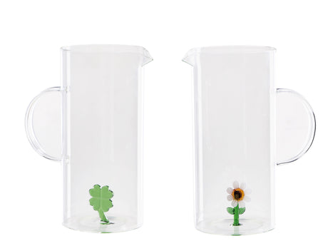 regalo italiano regalo italiano caraffa con decoro assortito 3d 14 lt d 17 cm h 22 cm vetro trasparente 1 pz ean 8057586199583