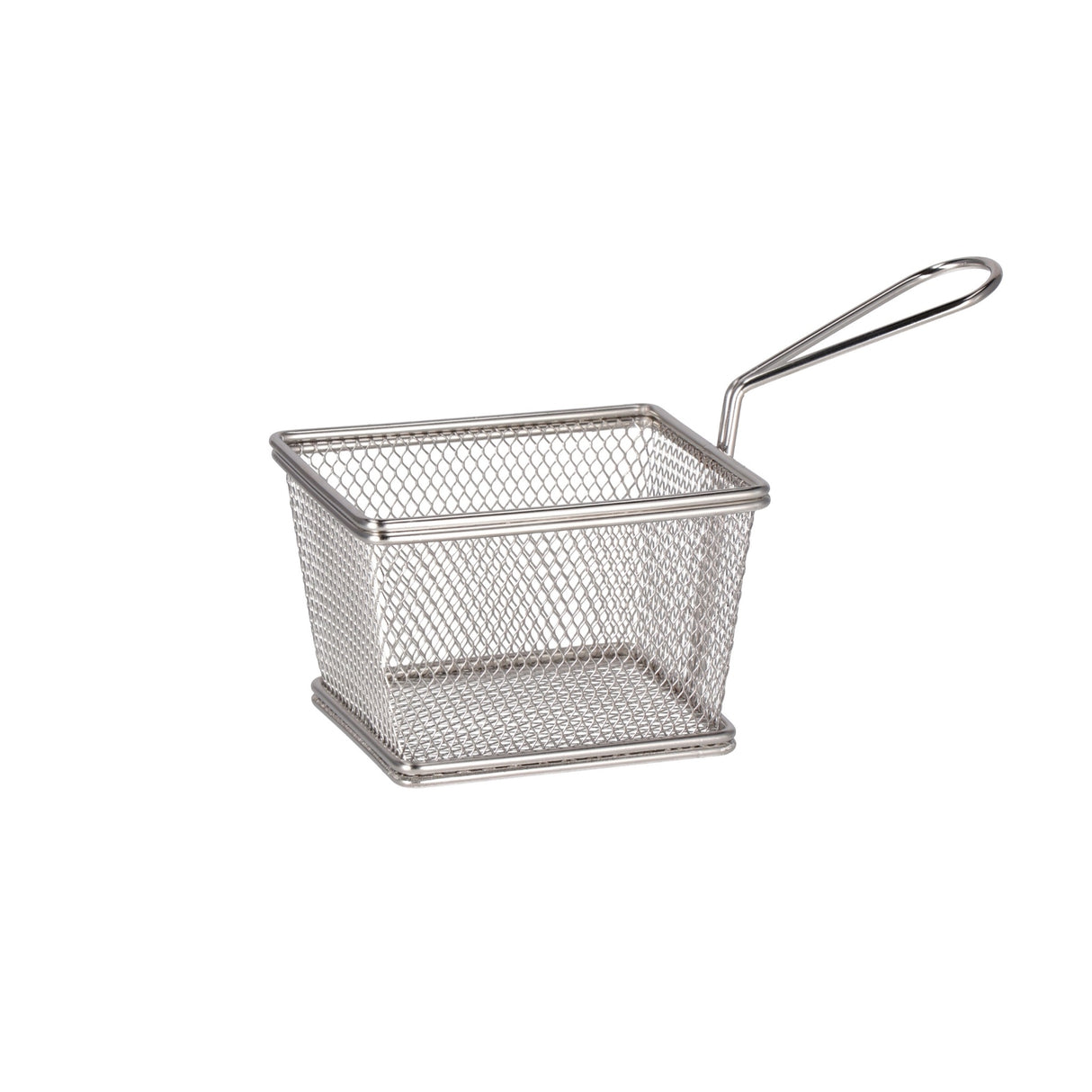 regalo italiano regalo italiano cestino con manico 21 x 10 cm h 8 cm acciaio ean 8021785720596