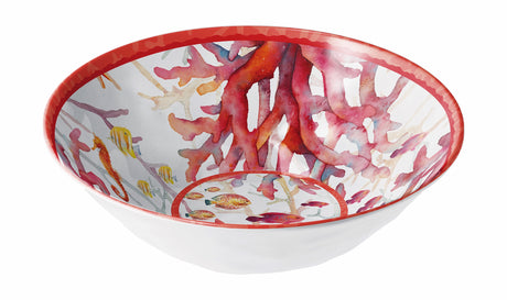 regalo italiano regalo italiano ciotola melamina shell d 28 cm h 9 cm rosso 1 pz