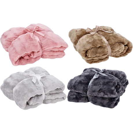 regalo italiano regalo italiano coperta plaid morbida in tessuto 130 x 160 cm colori assortiti 1 pz ean 8057586171084