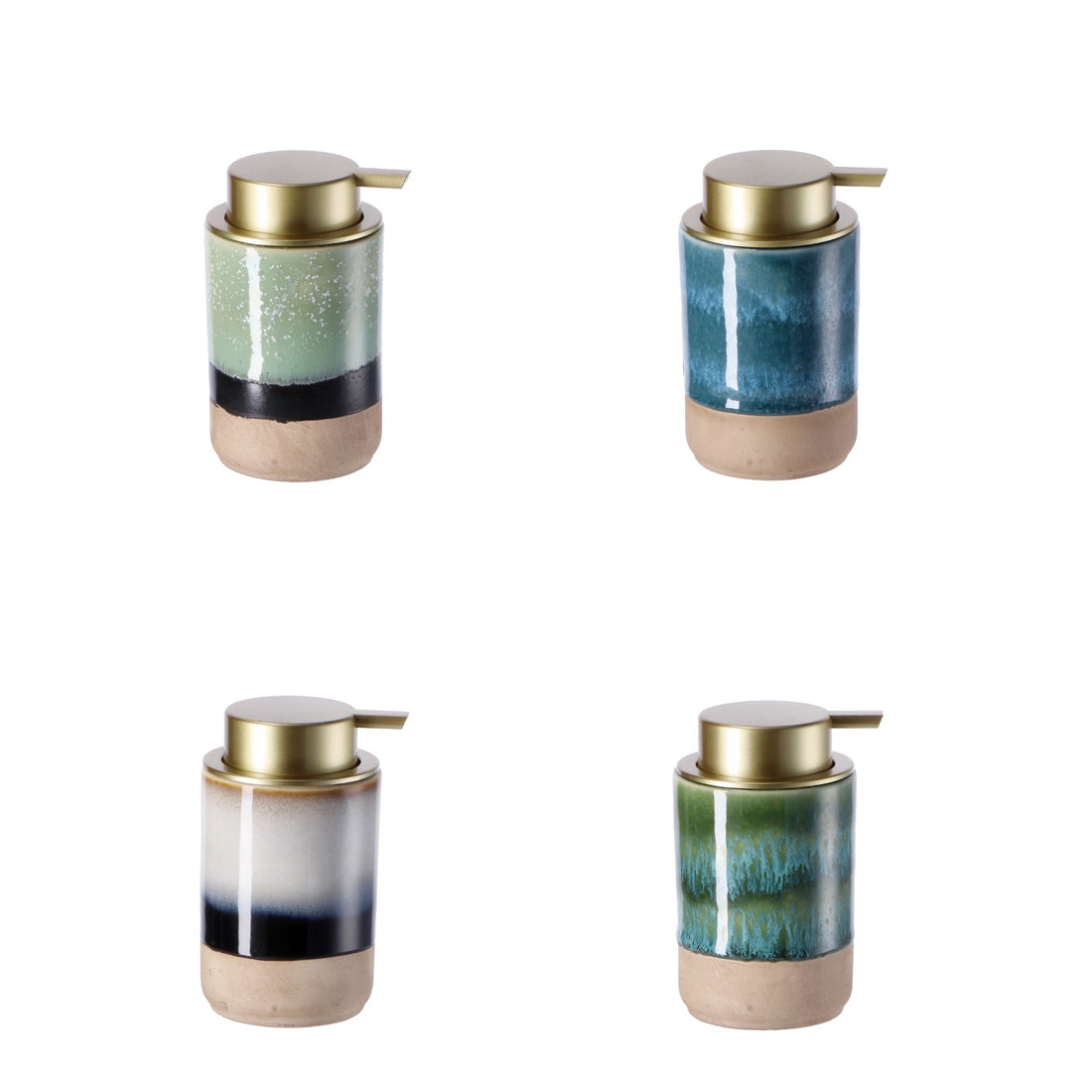 regalo italiano regalo italiano dispenser sapone ceramica ass d 9 cm h 14 cm dosatore bagno moderno porta sapone liquido 1 pz ean 8057586010024