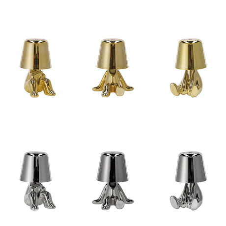 regalo italiano regalo italiano lampada touch ricaricabile eliad d 13 cm h 16 ass oro argento 1 pz ean 8057586149229