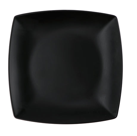 regalo italiano regalo italiano piatto piano melamina raul 26 x 26 cm h 3 cm nero ean 8057586111431