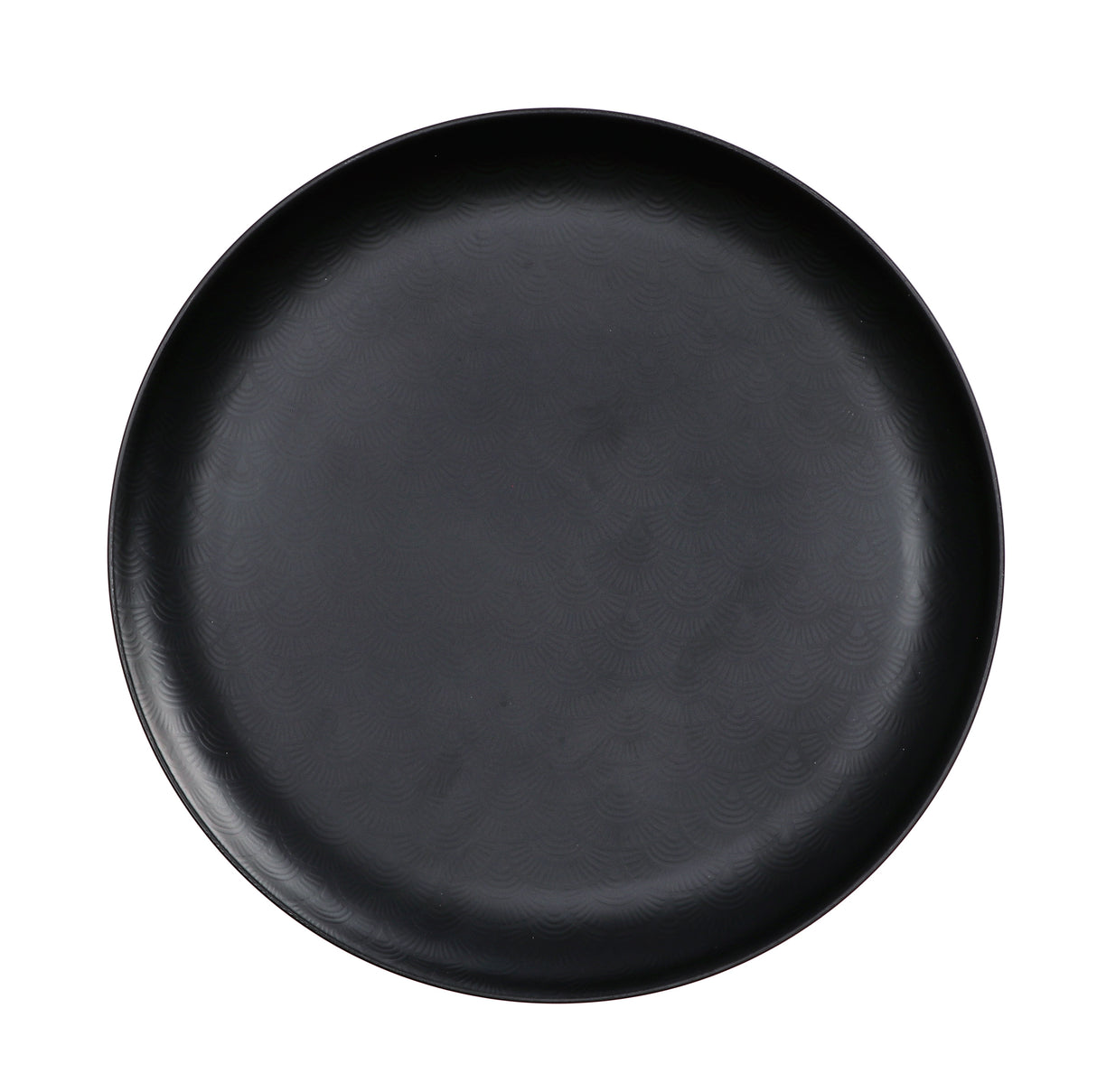 regalo italiano regalo italiano piatto piano owens melamina d 25 cm nero ean 8057586111400