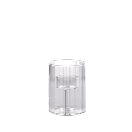 regalo italiano regalo italiano portacandela tealight d 8 cm h 11 cm vetro borosilicato ean 8057586201606