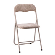 Chaise Pliante Ad Trend Nadia Beige 44 x 47 x 80 Cm – Structure en Fer