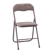 Chaise Pliante Ad Trend Nadia Tortora 44 x 47 x 80 Cm – Structure en Fer